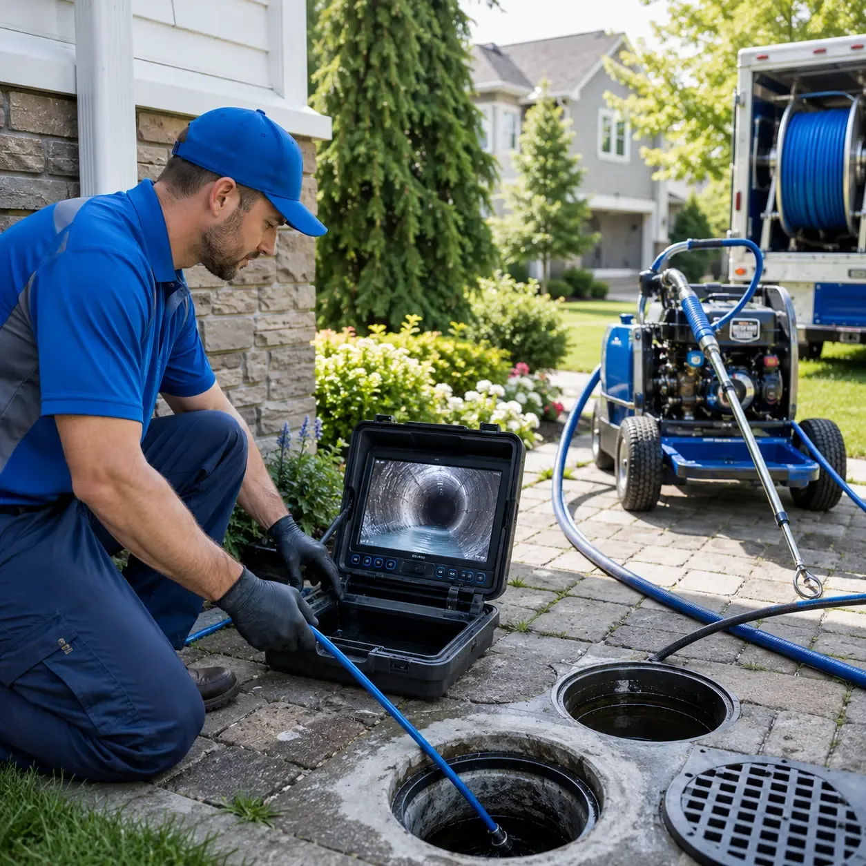 Outdoor drain cleaning professionals serving Peterborough, NH